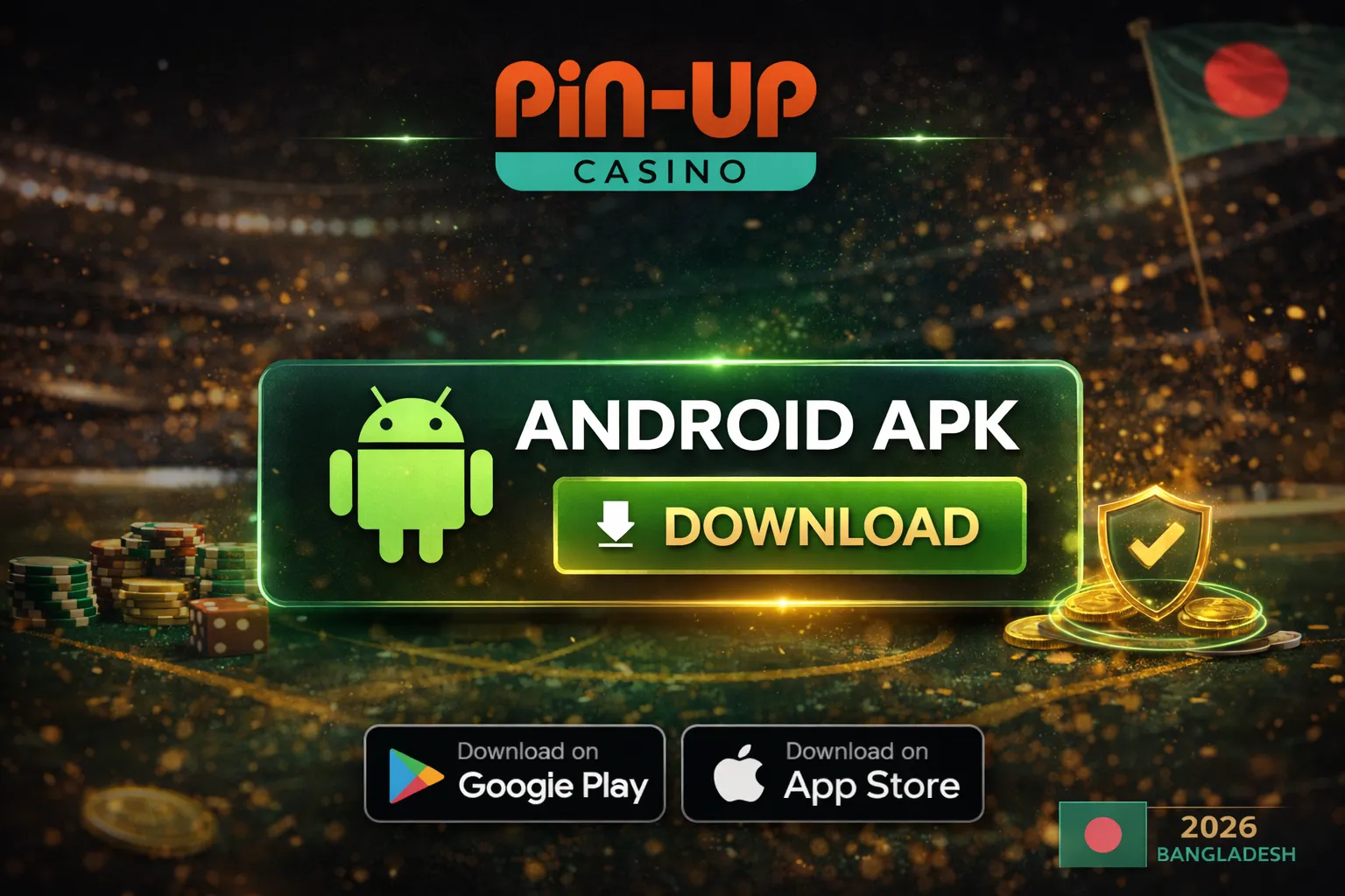 Pin Up Android APK download button