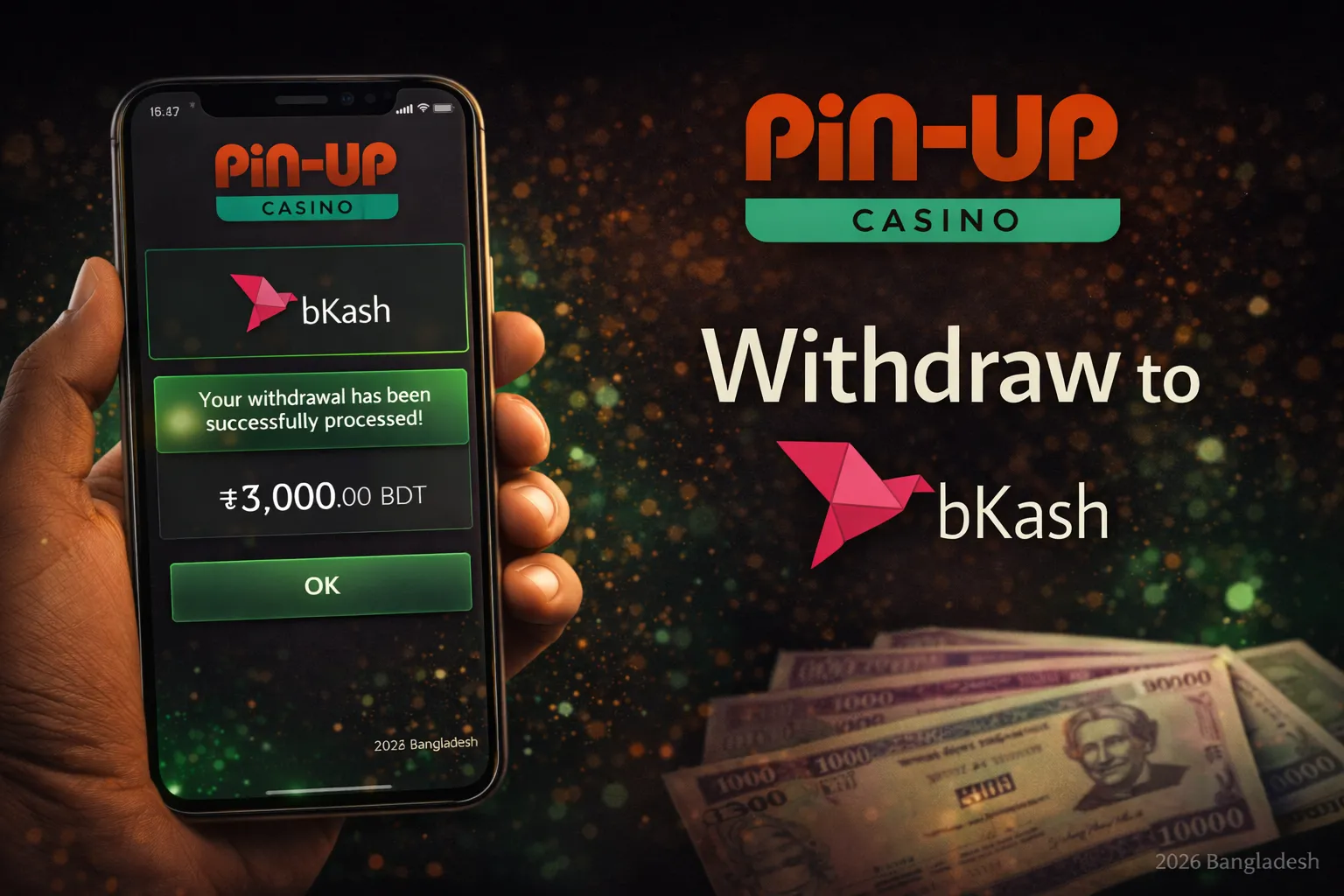 পিন আপ বিকাশ উত্তোলন বাংলাদেশ