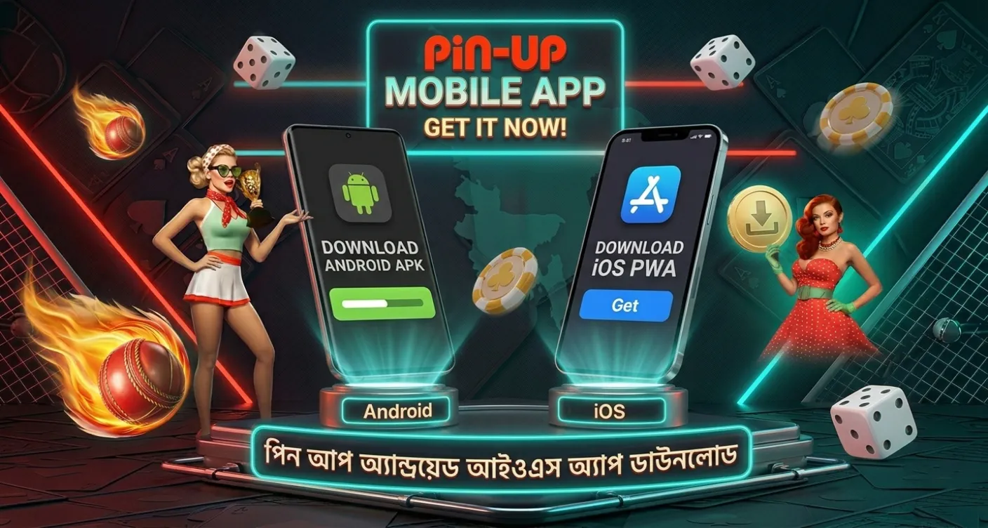 পিন আপ Android iOS অ্যাপ ডাউনলোড