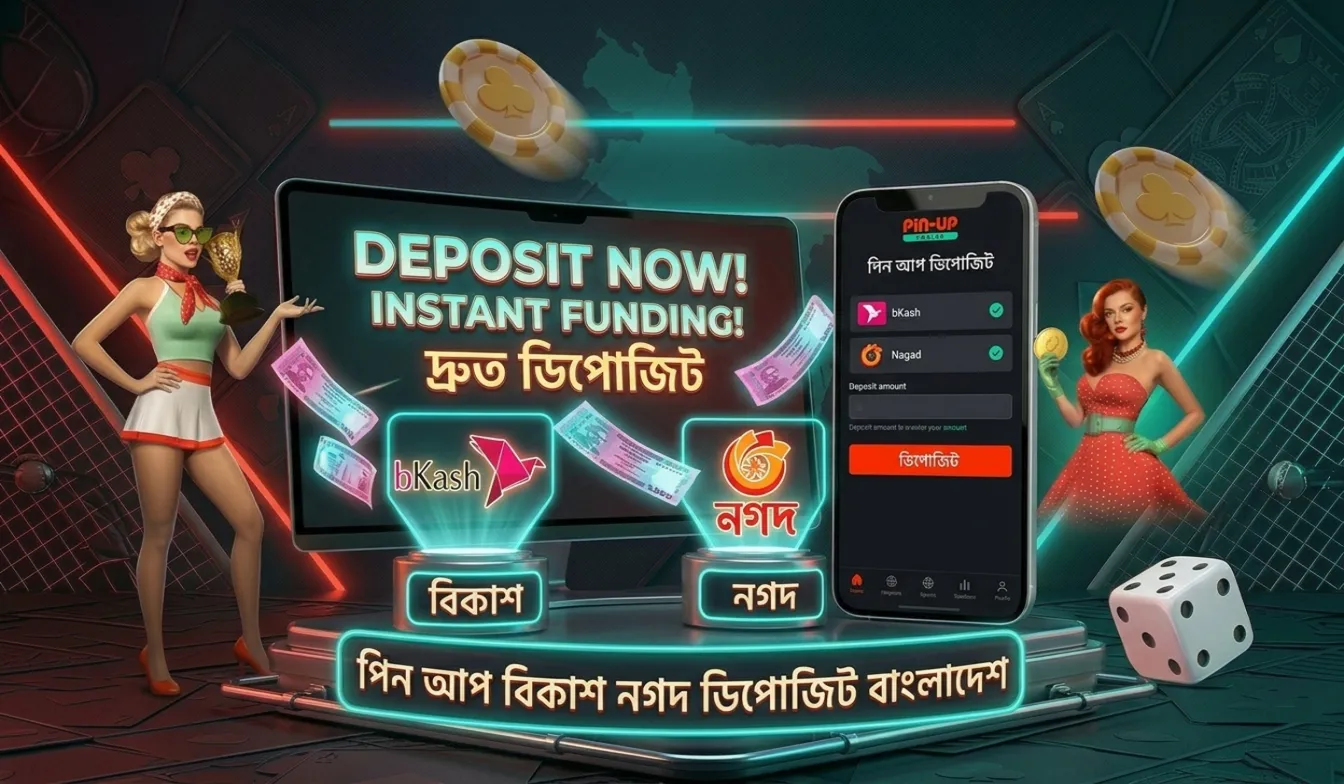 পিন আপ বিকাশ নগদ ডিপোজিট বাংলাদেশ