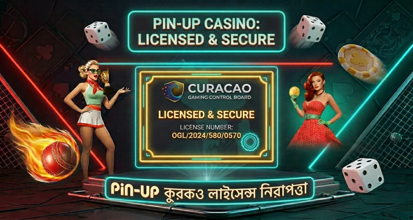 পিন আপ Curacao লাইসেন্স নিরাপত্তা